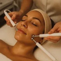 Microcurrent facial treatment icon