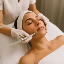 Microdermabrasion facial treatment icon